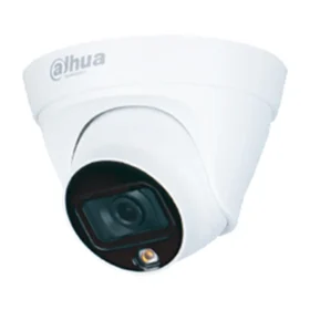 CAMARA DAHUA IPC-HDW1239T1-LED- S5 DOMO INTERIOR, FULL COLOR, 2 MP, H.265+, DWDR LED 15M, IP67, PoE