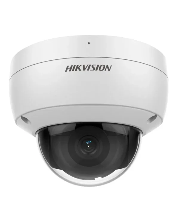 CAMARA IP HIKVISION DS2CD3123G2-ISU DOMO, 2MP WDR LENTE 2.8MM, IR30M, H.265+, MICROFONO INCORPORADO Y ALARMA